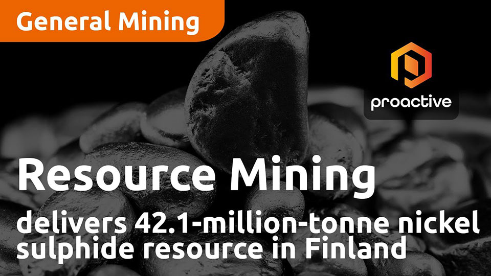 Proactive Investors: Resource Mining Corporation delivers 42.1-million-tonne nickel sulphide resource in Finland